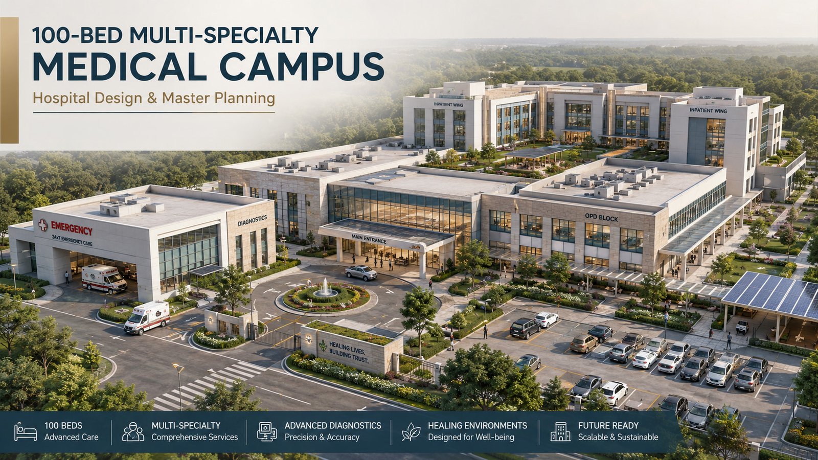 100-Bed Multi-Specialty Medical Campus