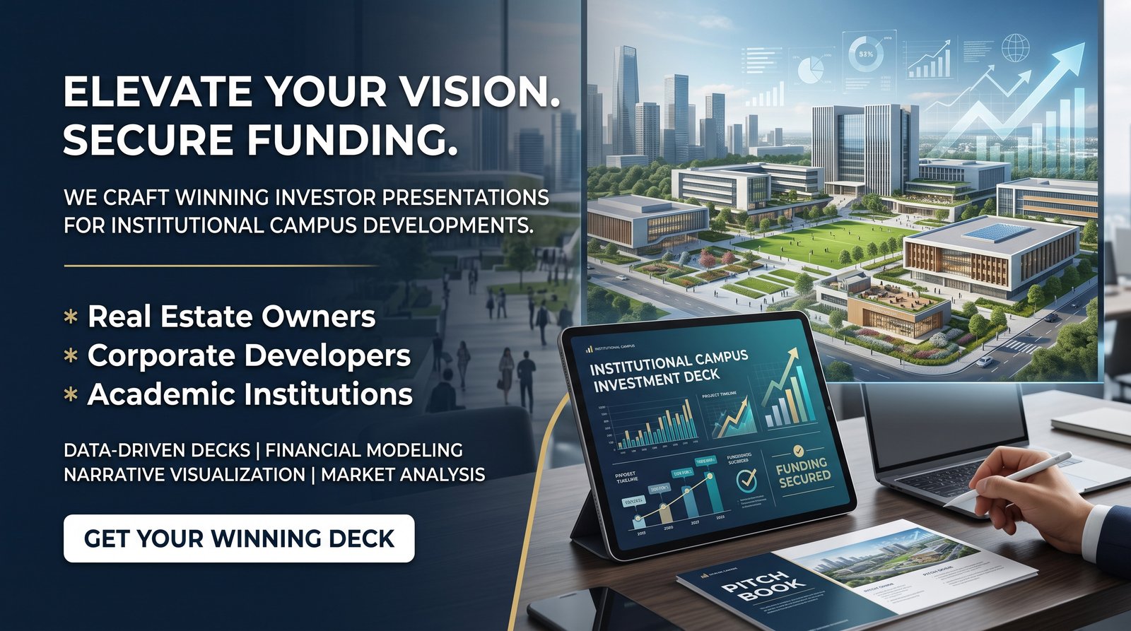Institutional campus development investor presentations