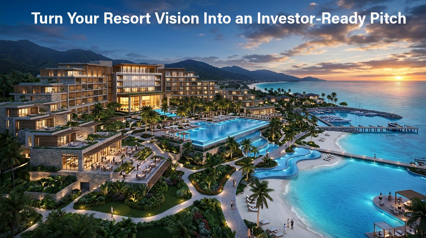 Turn Your Resort Vision Into an Investor Ready Pitch as Resort Investor presentation
