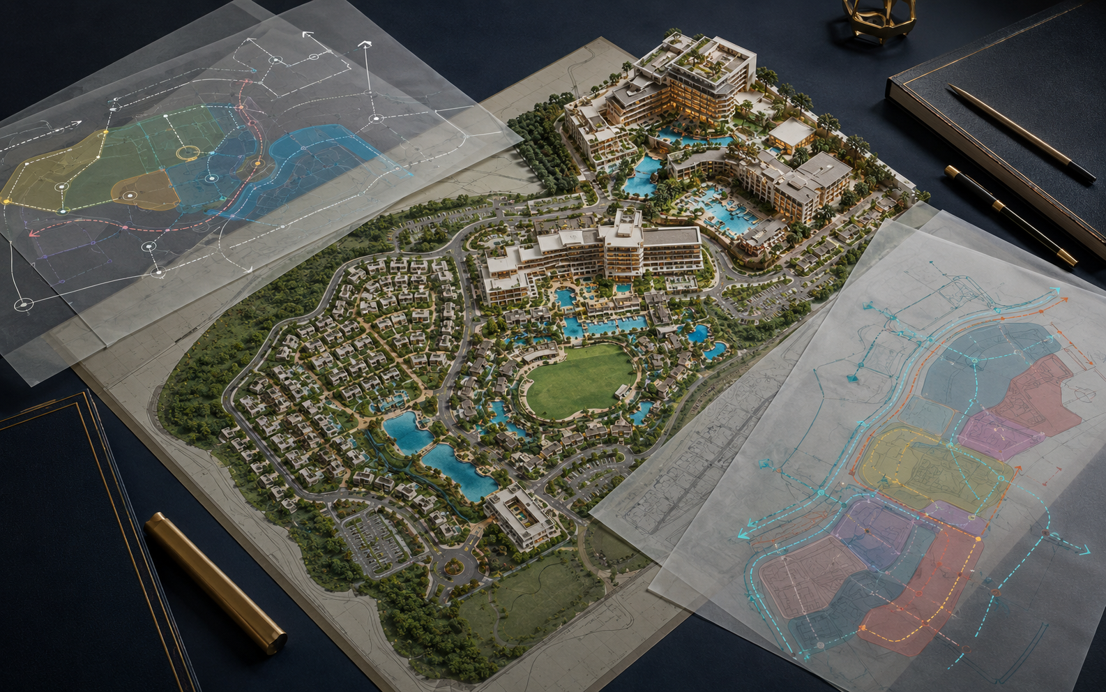 strategic concept masterplanning with Investor Ready Presentation